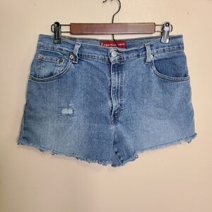 Levi's Denim Raw Hem Shorts